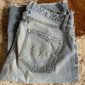 Kimes Ranch White Label Graphic on Light Cream Canvas